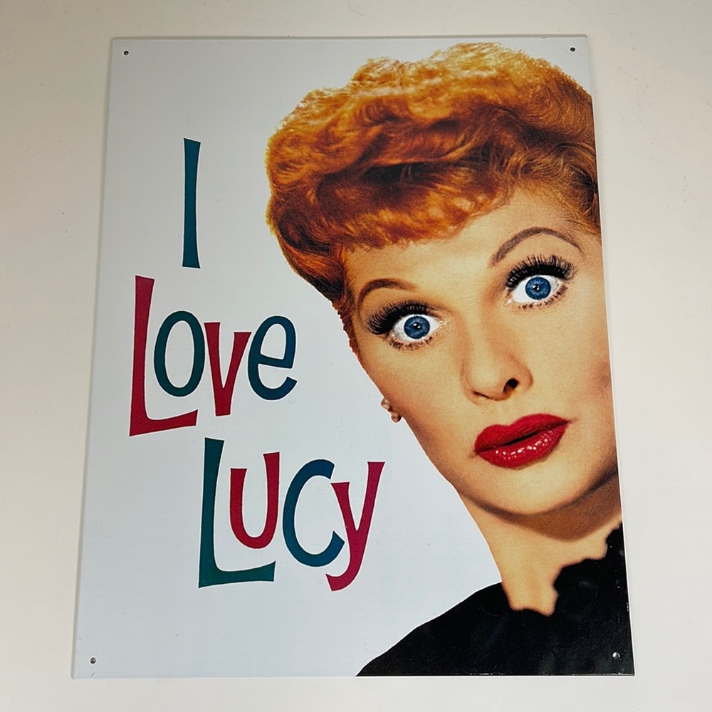 I Love Lucy Tin Sign